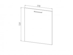 П 60 Комплект для посудомоечной машины 600 мм (цоколь + фасад) ЛДСП в Нягани - nyagan.magazin-mebel74.ru | фото