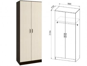 Шкаф 2 двери Ронда ШКР800.1 венге/дуб белфорт в Нягани - nyagan.magazin-mebel74.ru | фото