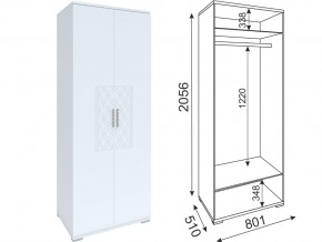 Шкаф двухдверный М01 в Нягани - nyagan.magazin-mebel74.ru | фото