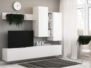 Стенка НМ-001 Сканди МДФ фасад белый в Нягани - nyagan.magazin-mebel74.ru | фото