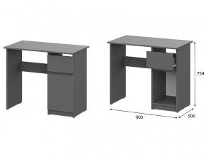 Стол письменный 900 Денвер Графит серый в Нягани - nyagan.magazin-mebel74.ru | фото